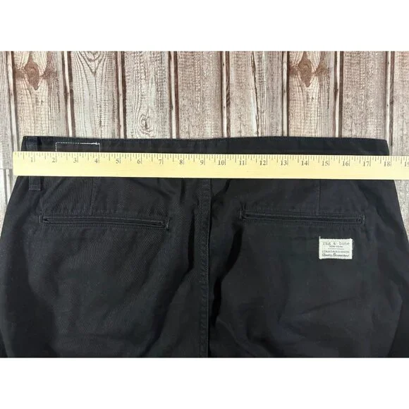 Rag & Bone Standard issue Chinos pants size 34 color Black NWOT made in USA